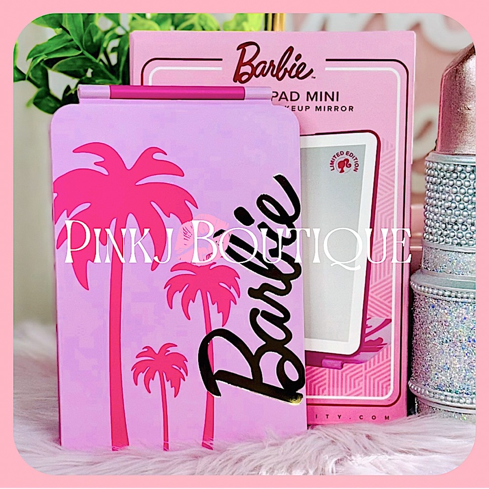 💗🎀{BARBIE} x Impressions Pink Touch Pad Mini Tri-Tone LED Makeup Mirror!